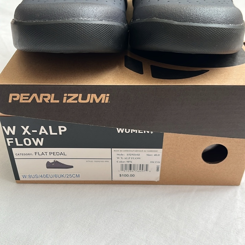 New Pearl Izumi Women’s X-ALP Flow Flat Pedal MTB Shoes, Sz 8 - Picture 5 of 7
